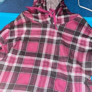 girls flannel sweater